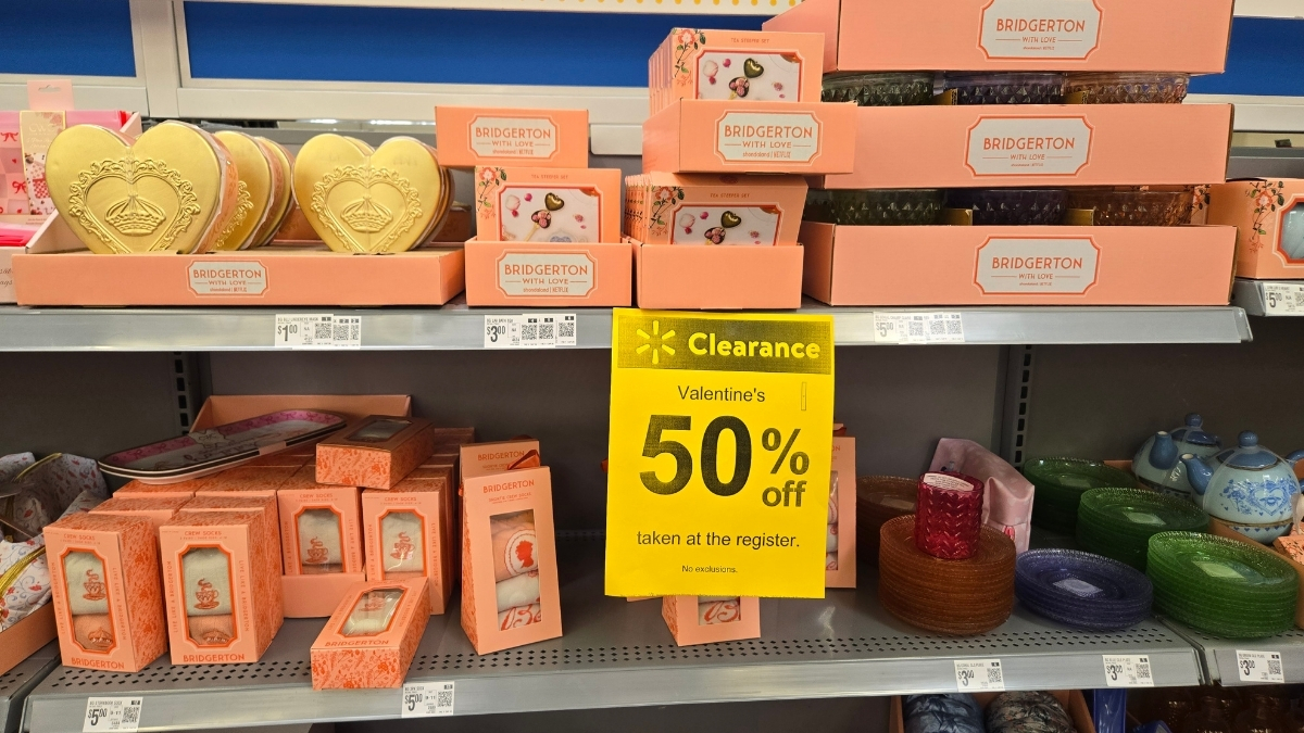50% Off Walmart Valentine’s Day Clearance | Licensed Character Card Sets, Snacks & More