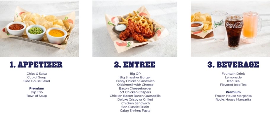 chilis 3 for me offerings