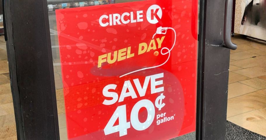 Circle K Fuel Day = Get 40¢ Off Per Gallon of Gas (Today Only!)