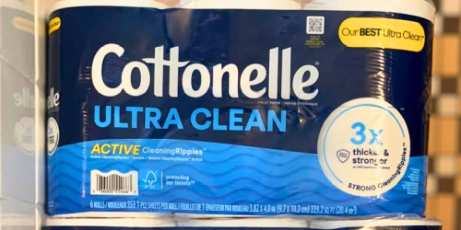 Up to 50% Off Cottonelle Toilet Paper Mega Rolls w/ Stacking Amazon Offers