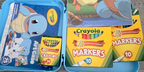 Crayola Pokemon 75-Piece Art Case Just $12 on Amazon