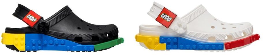 Crocs x LEGO adult and kids Creativity clogs