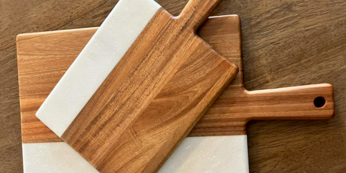Marble & Acacia Wood Charcuterie Board Set Just $19.98 on SamsClub.com (Reg. $30)