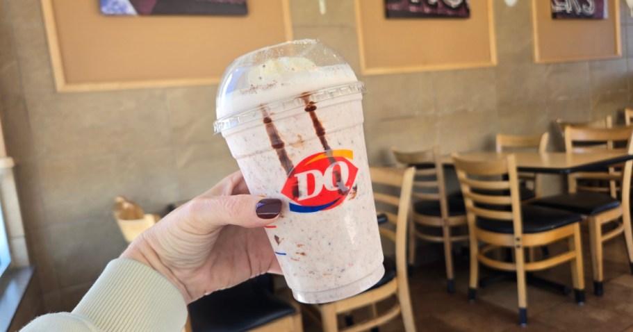 NEW Savannah Bananas Split Shake Available at Dairy Queen