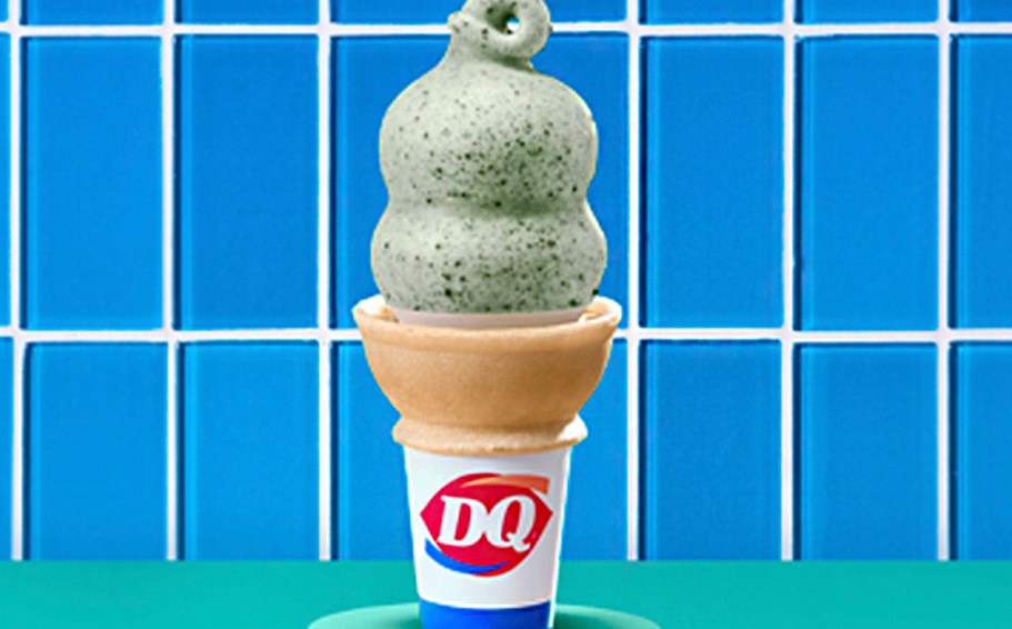 New Dairy Queen Mint Crunchin’ Cookie Dipped Cone Available Today