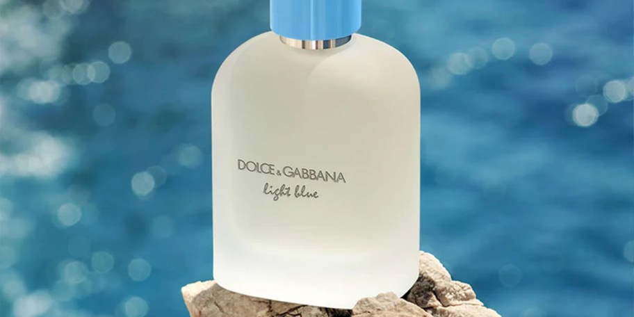 dg light blue perfume bottle 