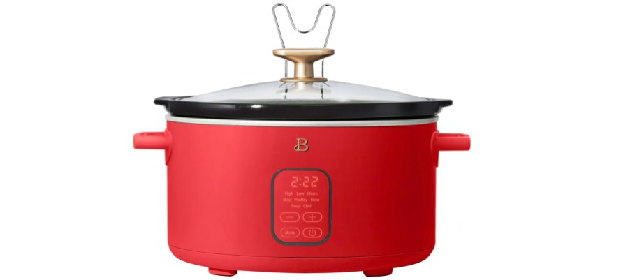 red slow cooker