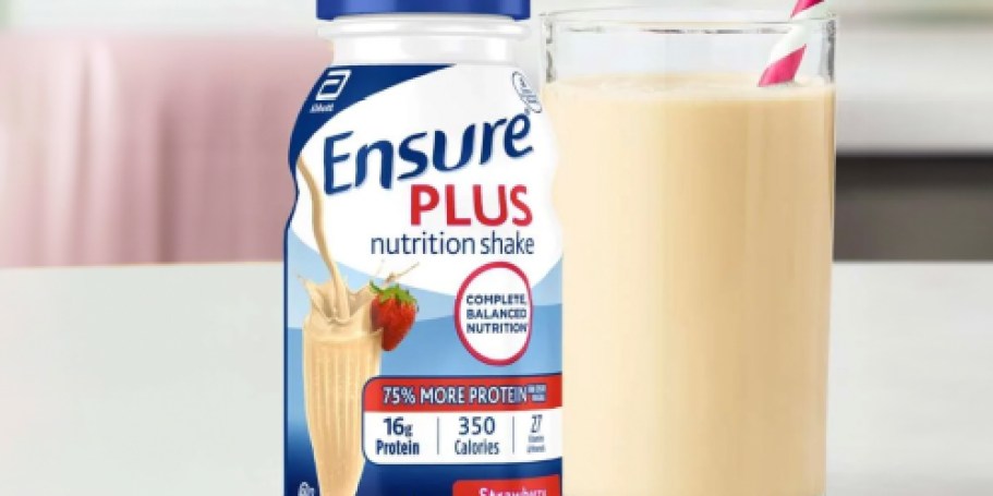 Ensure High Protein Shake 24-Pack Only $22 Shipped on Amazon (Reg. $50)
