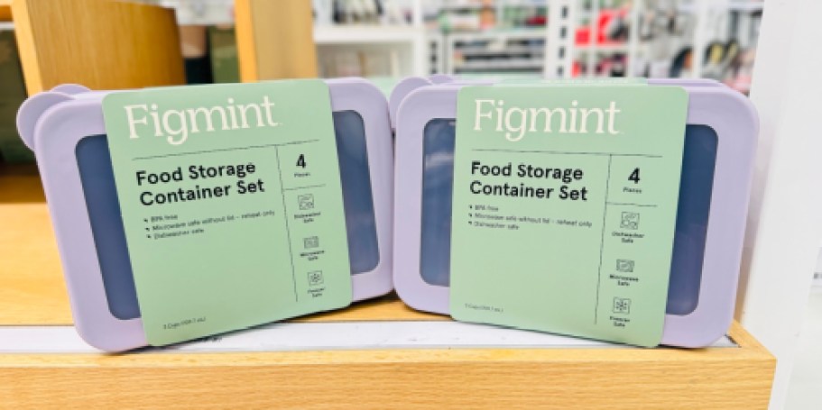 Figmint Meal Prep Containers 2-Pack Only $4.50 on Target.com + More
