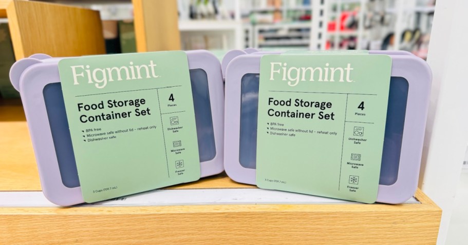 Figmint Meal Prep Containers 2-Pack Only $4.50 on Target.com + More