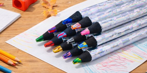 Rainbow Colored Pencils 12-Pack Only $3 Shipped on Amazon (Includes Toppers & Sharpener)