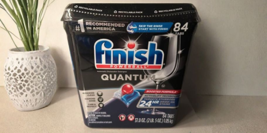 Finish Dishwasher Pods 84-Pack Only $12.73 Shipped on Amazon (Reg. $23)
