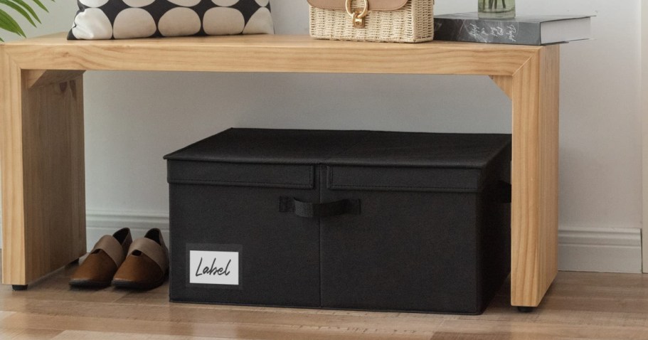 Extra Large Fabric Storage Bin w/ Lid Just $12.99 on Amazon (Reg. $20)