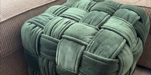 30% Off Target Furniture Sale: Trendy Woven Poof Just $56 Shipped