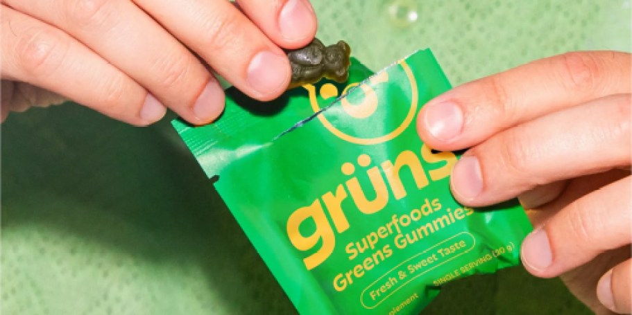 Up to 50% Off Grüns Superfoods Gummies + Free Shipping