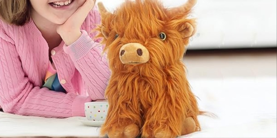 Highland Cow Plush Toy Only $8.99 Shipped for Amazon Prime Members (Reg. $23)