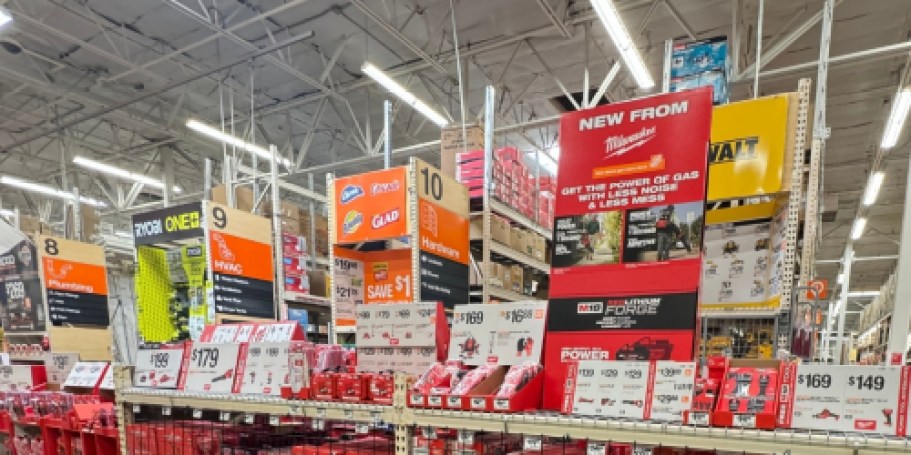 Up to 70% Off Power Tools at Home Depot + Free Shipping (RYOBI, RIDGID & More)