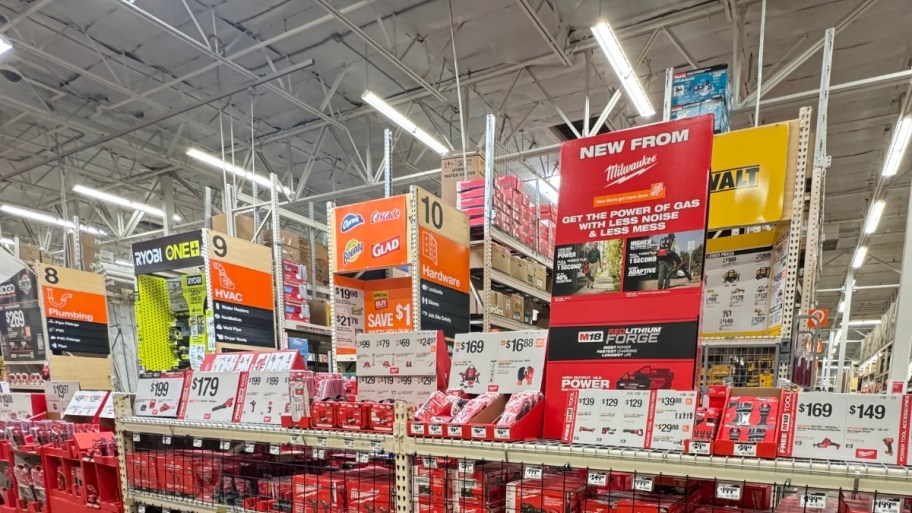 home depot tool department