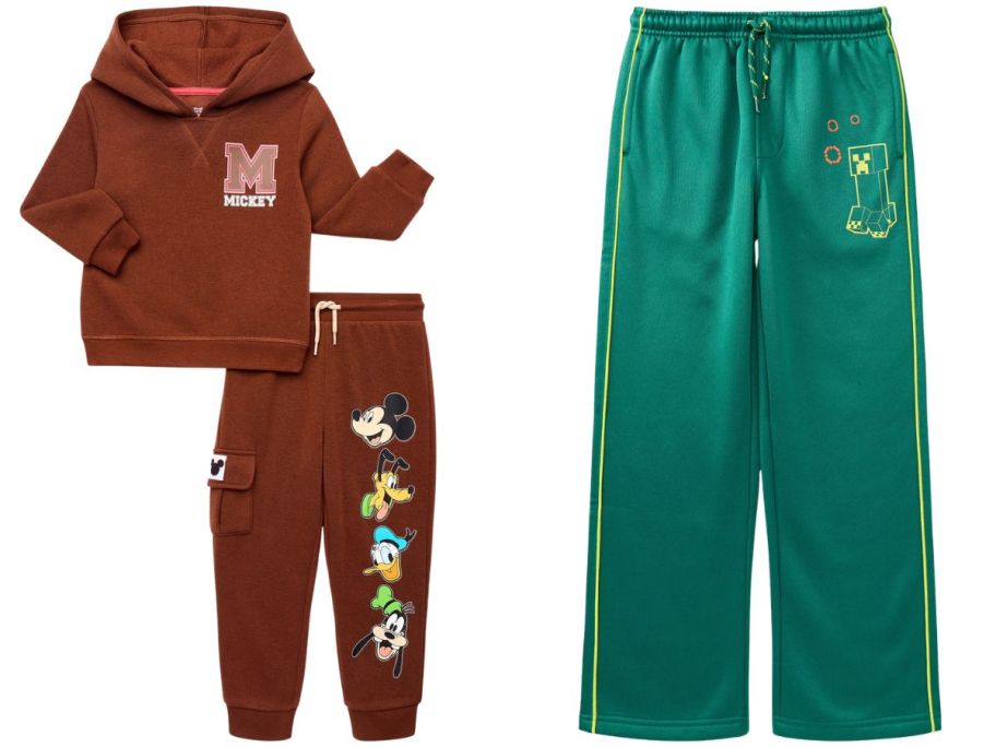 kids hoodie and jogger set and pants