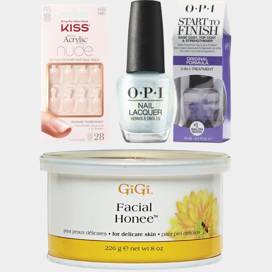 nails, nail polish and wax