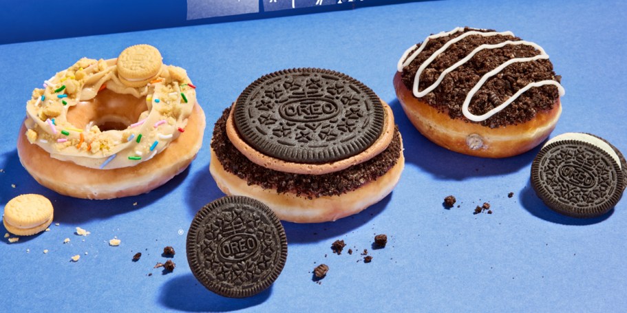 NEW Krispy Kreme OREO Doughnuts (+ BOGO $1 Dozen Offer)
