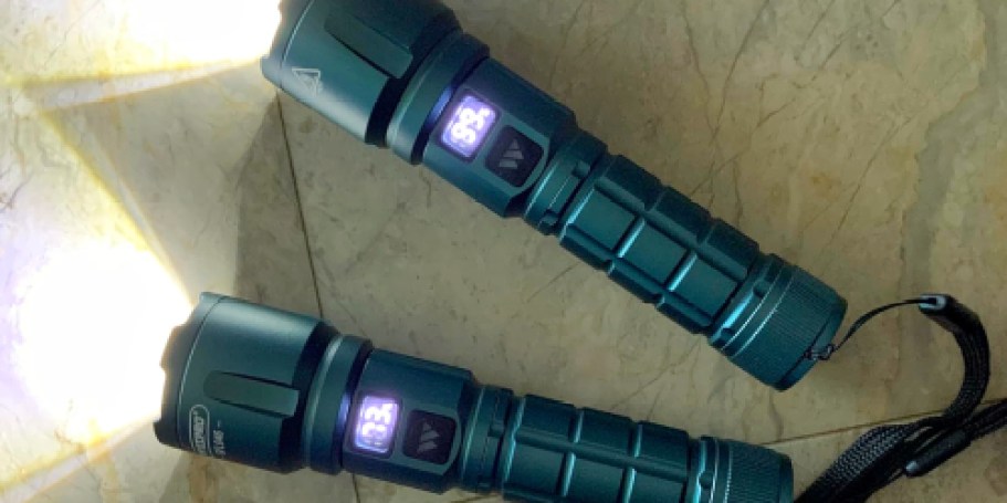Rechargeable Flash Light 2-Pack Only $10.97 Shipped for Amazon Prime Members