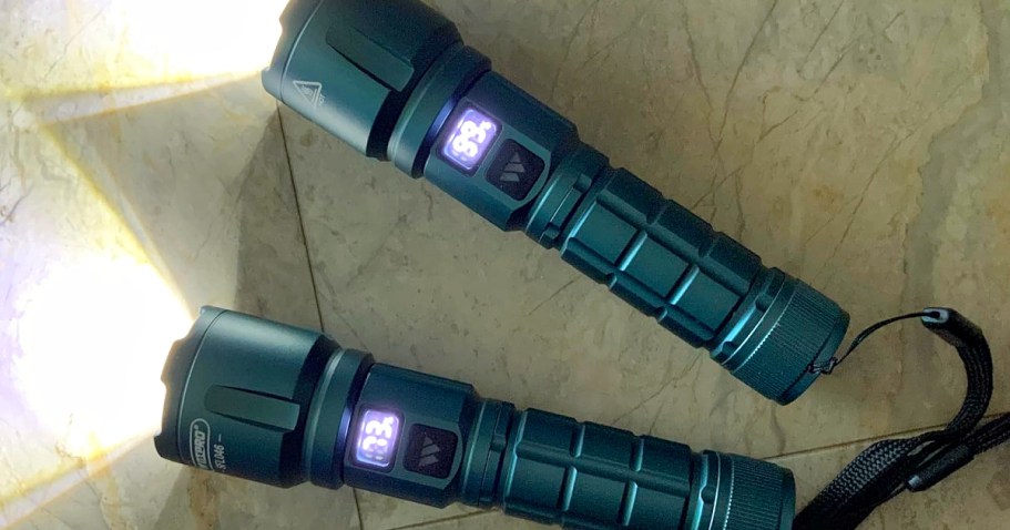 Rechargeable Flash Light 2-Pack Only $10.97 Shipped for Amazon Prime Members