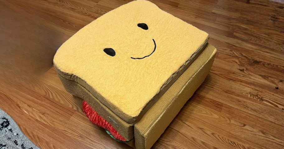 liftoza Toddler Sandwich Travel Bed folded on floor