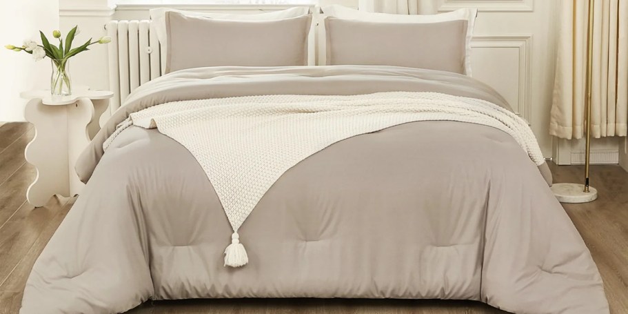Down Alternative 3-Piece Comforter Sets Only $20.80 Shipped