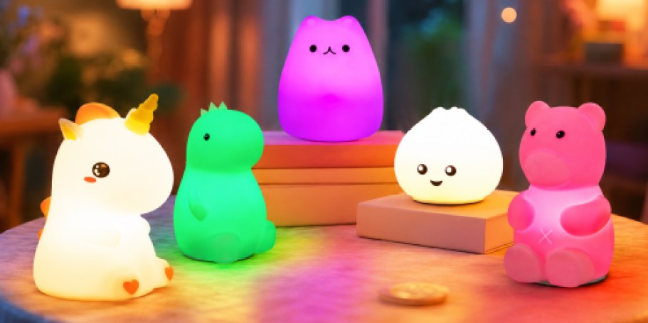Animal Night Lights Just $8.99 on Amazon (Reg. $18)