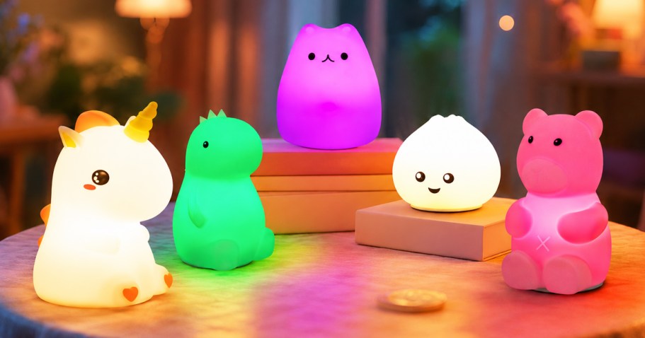 Animal Night Lights Just $8.99 on Amazon (Reg. $18)