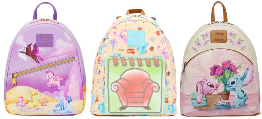 three loungefly backpacks