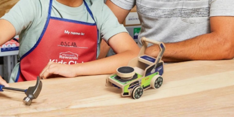 FREE Lowe’s Kids Workshop on 3/21 | Register Now to Make a Lawnmower