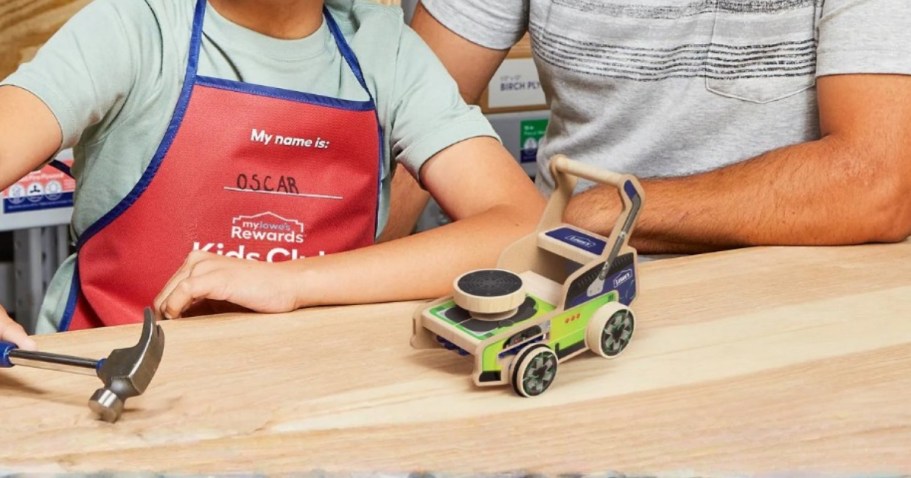 FREE Lowe’s Kids Workshop on 3/21 | Register Now to Make a Lawnmower