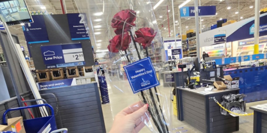 FREE Wooden Rose Bouquet for Lowe’s Rewards Members 2/14