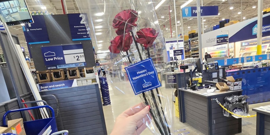 FREE Wooden Rose Bouquet for Lowe’s Rewards Members Tomorrow