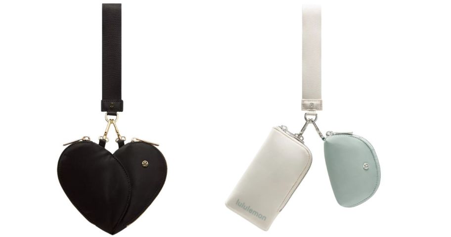 two lululemon Dual Pouch Wristlets