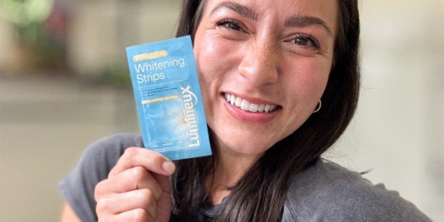 Lumineux Teeth Whitening Strips 21-Pack Only $31 Shipped on Amazon | Gentle, Peroxide-Free Formula
