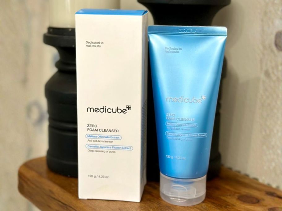 medicube Cleanser on counter