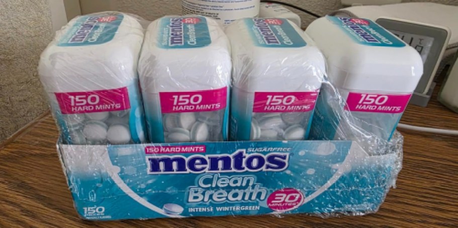 EIGHT Mentos Clean Breath Mints 150-Count Packs $17.96 Shipped on Amazon (Just $2.25 Each)