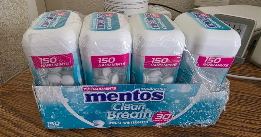 EIGHT Mentos Clean Breath Mints 150-Count Packs $17.96 Shipped on Amazon (Just $2.25 Each)