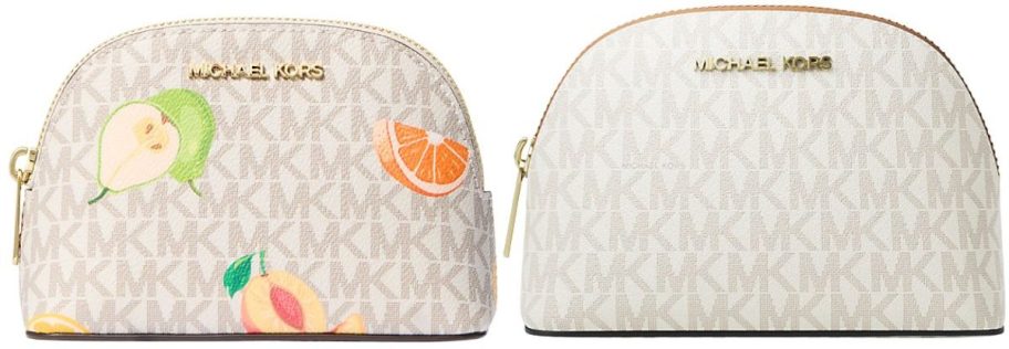 two michael kors Signature Logo Travel Kits