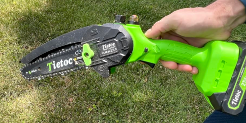 Mini Cordless Chainsaw ONLY $15.99 on Amazon (Reg. $50)