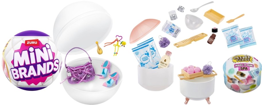 mini brands fashi0n and spa series collectibles