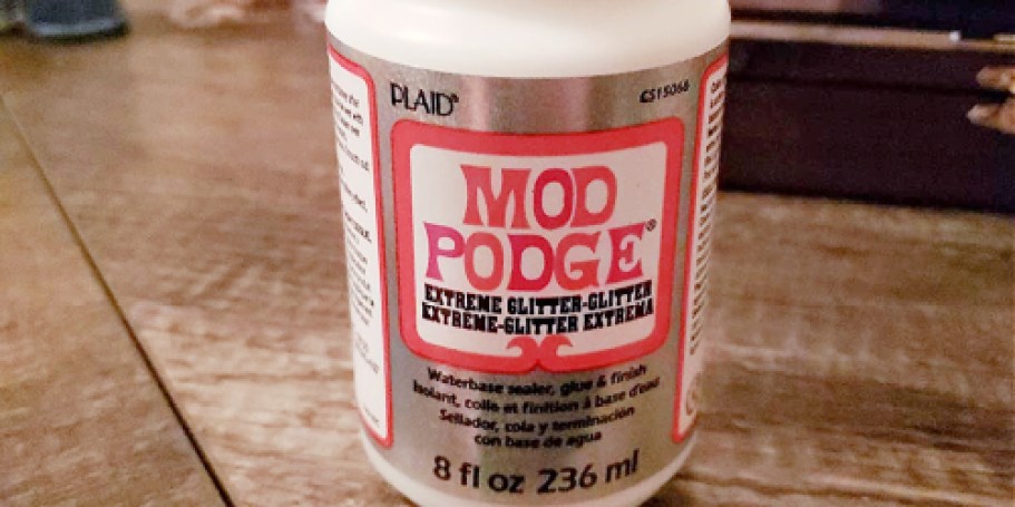 Mod Podge from $3.99 Shipped on Amazon (Including Extreme Glitter)