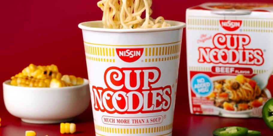 Nissin Beef Cup Noodles Soup 12-Pack Just $4 Shipped on Amazon