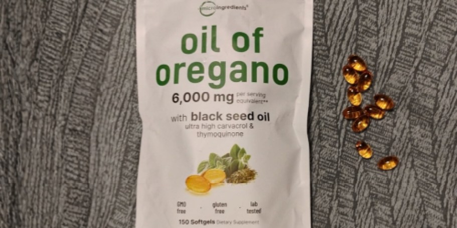 Oil of Oregano Softgels 150-Count Just $15.96 Shipped on Amazon (Reg. $25)