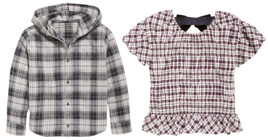 old navy boys and girls tops