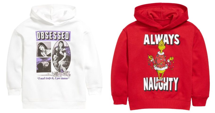 old navy girls and boys sweatshirts