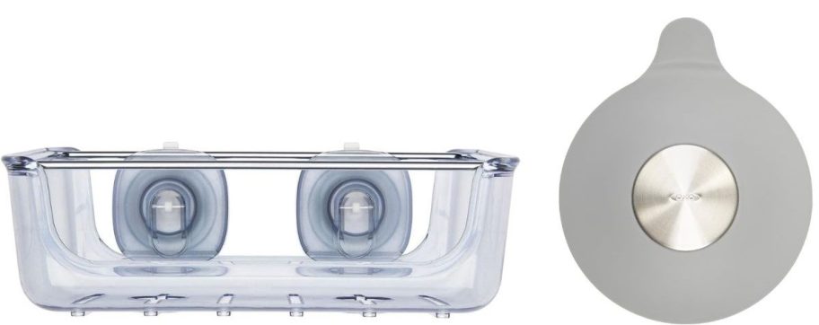 bathroom drainer and corner shaver holder